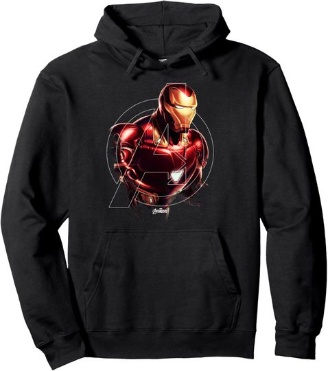 Marvel Avengers Endgame Iron Man Portrait Pullover Hoodie Pullover Hoodie, Gift For Fan