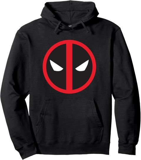 Discover Marvel Studios Deadpool & Wolverine Bold Deadpool Symbol Pullover Hoodie