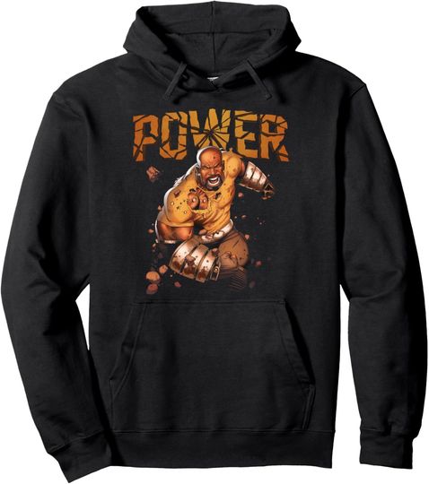 Marvel Luke Cage The Power Man Beatdown Graphic Hoodie Pullover Hoodie, Gift For Fan