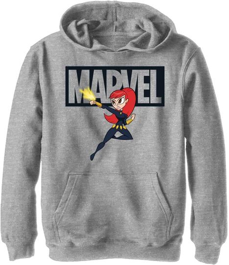 Marvel Kids' Brick Widow Hoodie, Gift For Fan