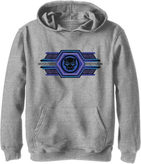 Discover Marvel Kid's Black Panther: Wakanda Forever Sigil Hexes Hoodie