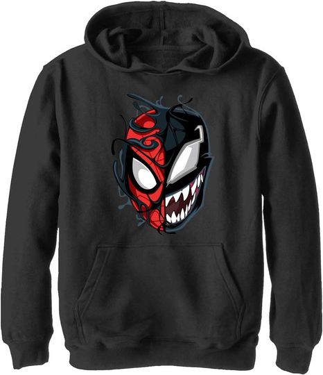 Marvel Kids' Peter Venom Hoodie, Gift For Fan