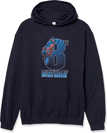 Discover Marvel Kids' Spiderman 8th Bday Hoodie