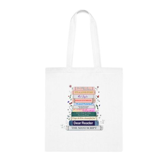 Discover Tay fan eras literature tote bag with reading quotes