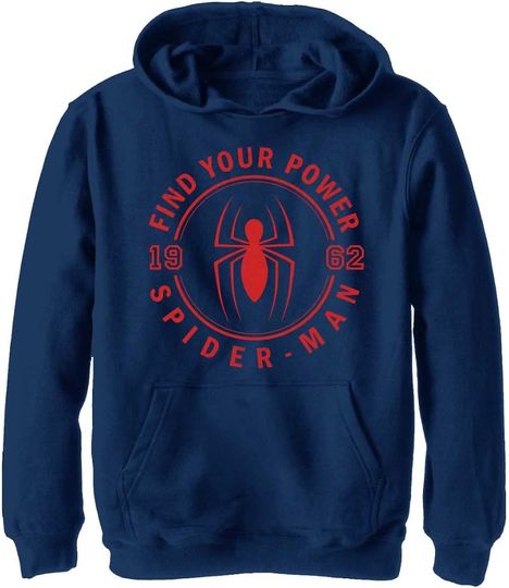 Marvel Kids' Power Jersey Hoodie, Gift For Fan