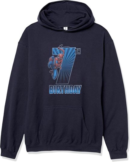 Discover Marvel Kids' Spiderman 7th Bday Hoodie