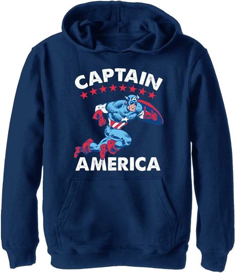 Marvel Kids' Captain Americana Hoodie, Gift For Fan