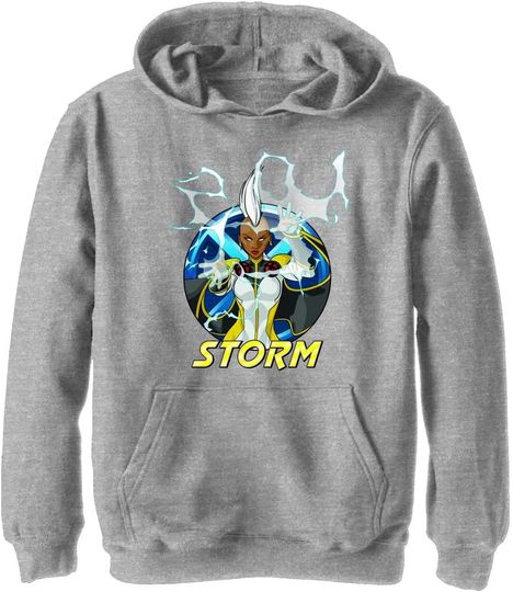 Marvel Kids' Storm Panels Hoodie, Gift For Fan
