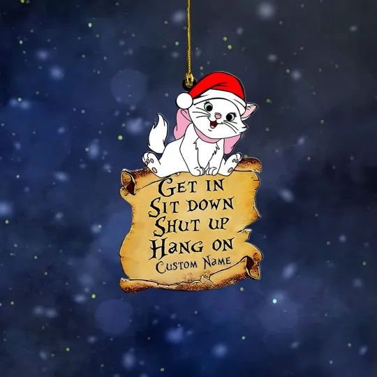 Personalized Aristocats Ornament, Gift for Aristocats Lovers