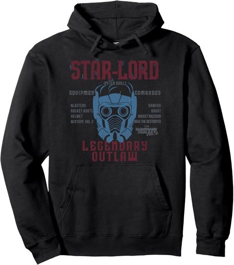 Marvel Guardians Of The Galaxy Vol. 2 Star-Lord Schematic Pullover Hoodie, Gift For Fan