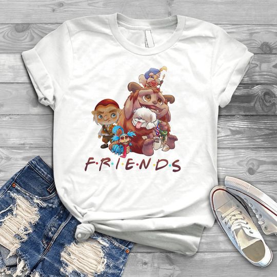 Discover Labyrinth Characters Friends Vintage T-Shirt, Movie & Cult Film 80s Shirt