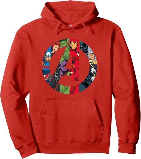 Discover Marvel Avengers A Logo Pullover Hoodie