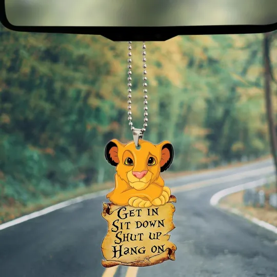 Discover Simba Get in Sit Down Shut Up Hold On Ornament, Gift for Simba Lovers
