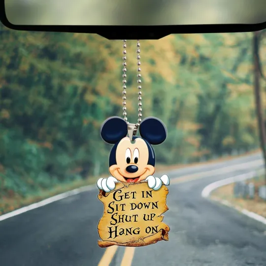 Discover Mickey Mouse Get in Sit Down Shut Up Hold On Ornament, Gift for Mouse Lovers
