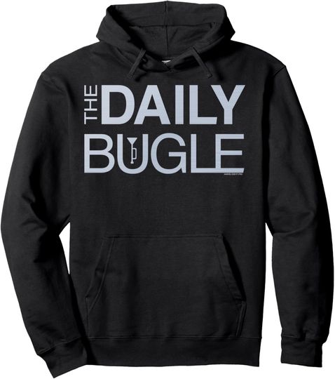Discover Marvel Spider-Man Far From Home The Daily Bugle Logo Pullover Hoodie