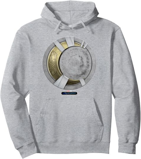 Marvel Moon Knight Golden Moon Icon Logo Pullover Hoodie, Gift For Fan