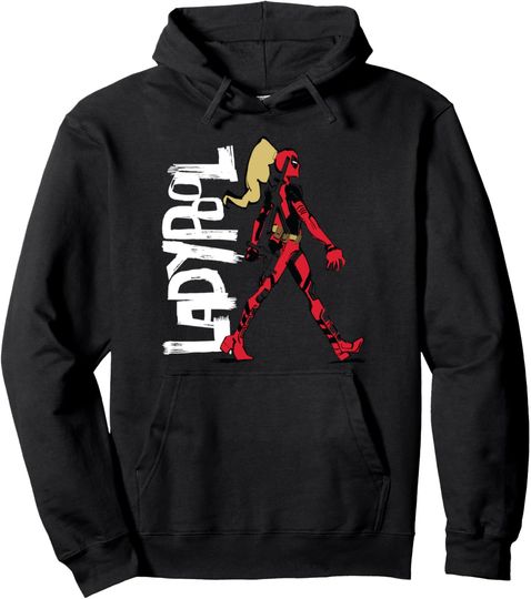 Marvel Studios Deadpool & Wolverine Ladypool Strut Pullover Hoodie, Gift For Fan