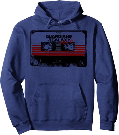 Marvel Guardians of the Galaxy 2 Cassette Graphic Hoodie Pullover Hoodie, Gift For Fan