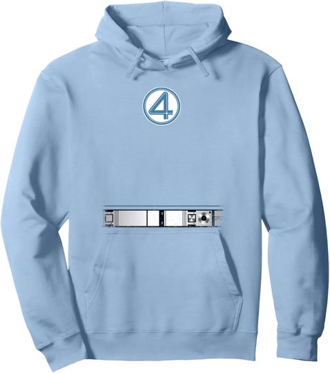Discover Marvel The Fantastic Four: First Steps Mr. Fantastic Costume Pullover Hoodie, Gift For Fan
