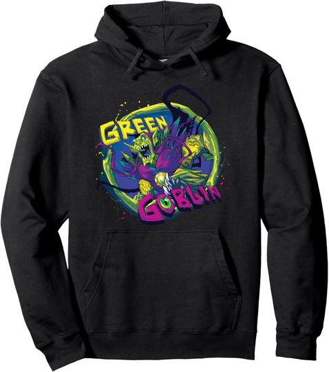Marvel Mech Strike: Monster Hunters Green Goblin Pullover Hoodie, Gift For Fan