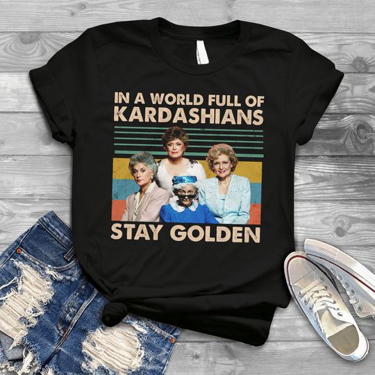Discover Stay Golden Vintage T-Shirt - 90s Movie Theme