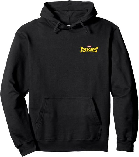 Discover Marvel Rivals Official Video Game Logo Front & Back Pullover Hoodie, Gift For Fan