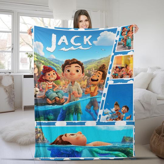 Discover Personalized Luca Blanket, Luca Birthday, Luca Birthday Decorations, Lucas Blanket, Luca Poster, Home Decor, Luca Decoration BYB131