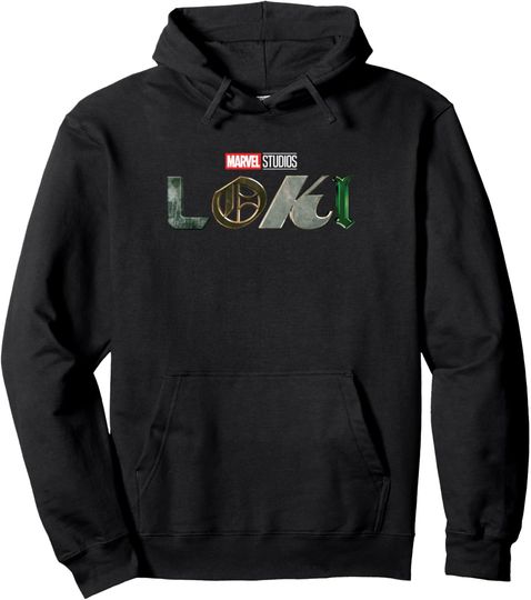 Discover Marvel Loki Logo Pullover Hoodie, Gift For Fan