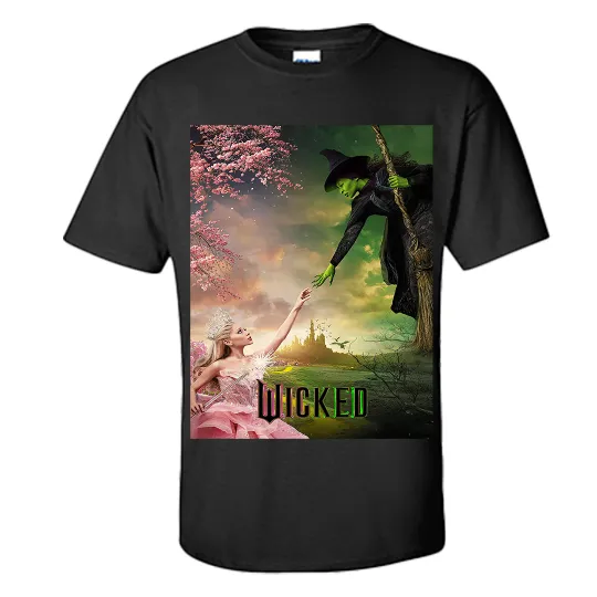 Discover Wicked The Musical 3D Graphic T-Shirt, Wicked Movie Shirt