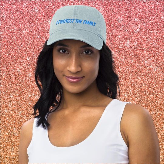 Discover I Protect the Family Dad Hat  Inspired by The Life of a Showgirl