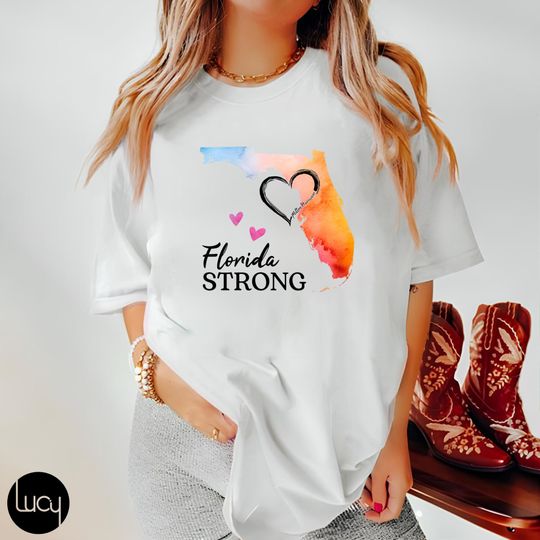 Discover Florida Strong Milton Hurricane Vintage T-Shirt, Hurricane Survivor, Resilience Shirt