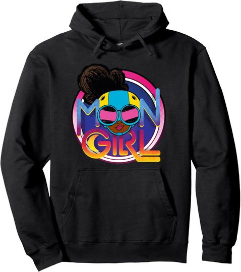 Discover Marvel Moon Girl and Devil Dinosaur Logo with Goggles Pullover Hoodie