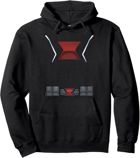 Marvel Avengers Classic Halloween Black Widow Costume Pullover Hoodie