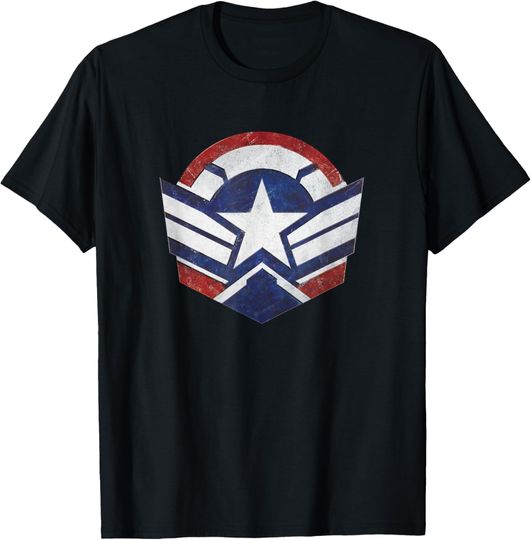 The Falcon and the Winter Soldier Captain America Star Icon T-Shirt