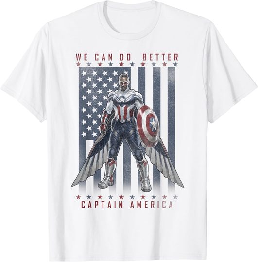 Marvel The Falcon And The Winter Soldier We Can Do Better T-Shirt