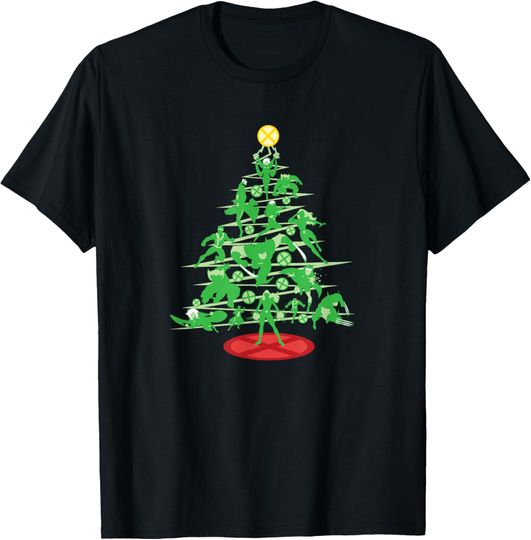 Marvel X-Men Mutant Christmas Tree T-Shirt