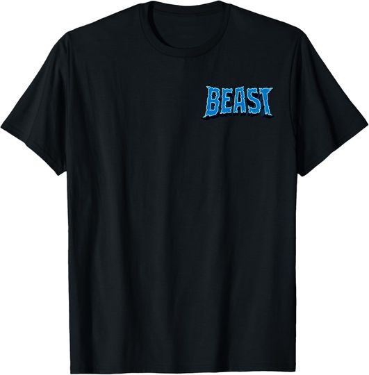 Discover Marvel X-Men ’97 Animated Series Beast Name Logo 2-Sided T-Shirt