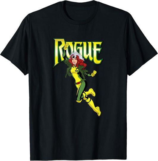 Discover Marvel X-Men ’97 Animated Series Rogue and Logo 2-Sided T-Shirt