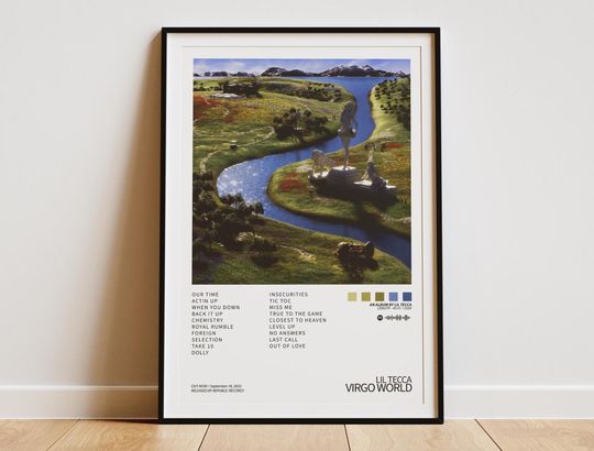 Discover Lil Tecca - Virgo World Digital Poster | Album Cover Poster | Room Aesthetic | Album Artwork Gift | Lil Tecca Artwork | Gift For Him