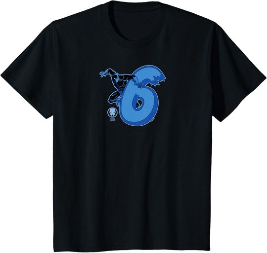 Discover Kids Black Panther - 6th Birthday T-Shirt