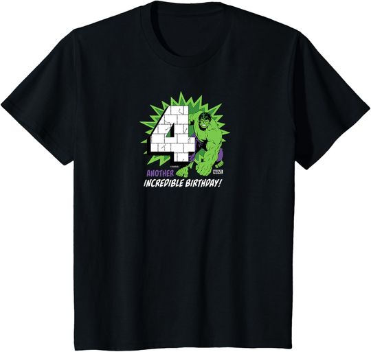 Hulk - 4th Birthday T-Shirt