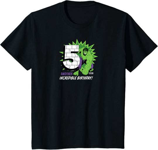 Discover Kids Hulk - 5th Birthday T-Shirt
