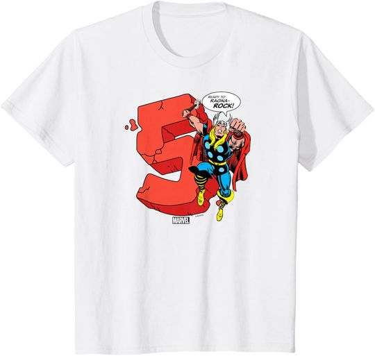 Discover Kids Thor - 5th Birthday T-Shirt