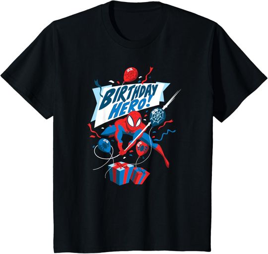 Discover Kids Marvel Spider-Man Birthday Hero T-Shirt
