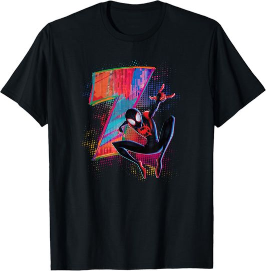 Discover Marvel Spider-Man Miles Morales 7th Birthday Graphic T-Shirt