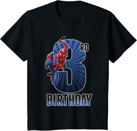 Discover Kids Marvel Universe Classic Spider-Man Epic 3rd Birthday T-Shirt