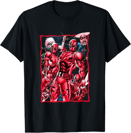 Discover Marvel Comics Deadpool Corps Retro T-Shirt