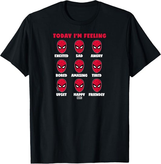 Discover Spider-Man I'm Feeling Moods T-Shirt