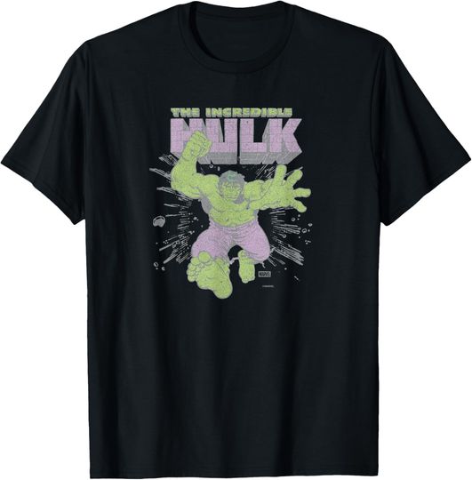Discover Marvel - HULK Retro Faded Style T-Shirt