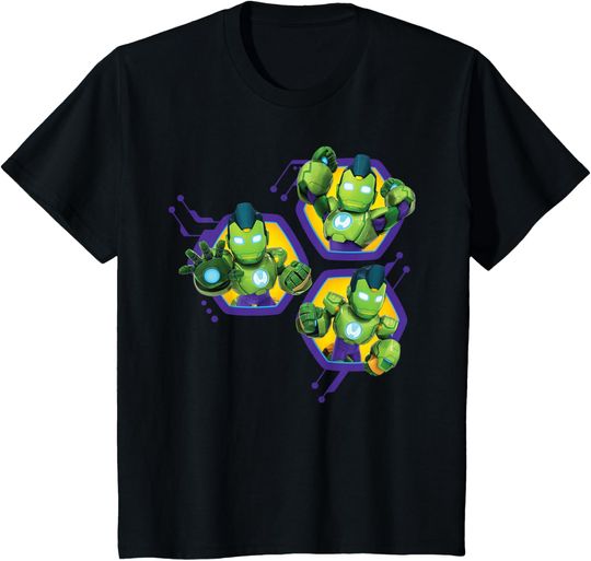 Discover Marvel Iron Man and His Awesome Friends Iron Hulk Trio T-Shirt